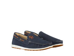 Mocasini barbati albastri din piele ecologica Sambe